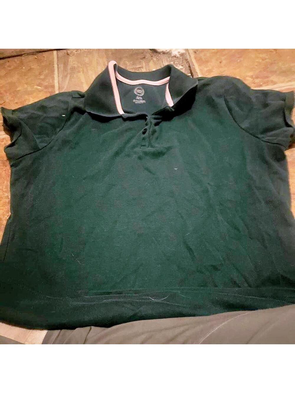 Wonder Nation Kid's Green and Black Polo-shirt